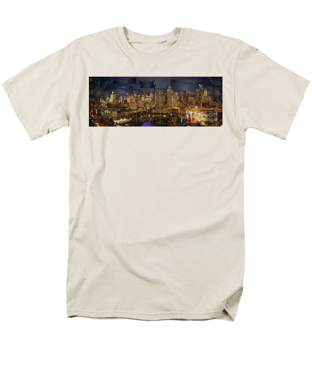 T-shirt pour homme (coupe standard) - Skyline de Sydney, Australie