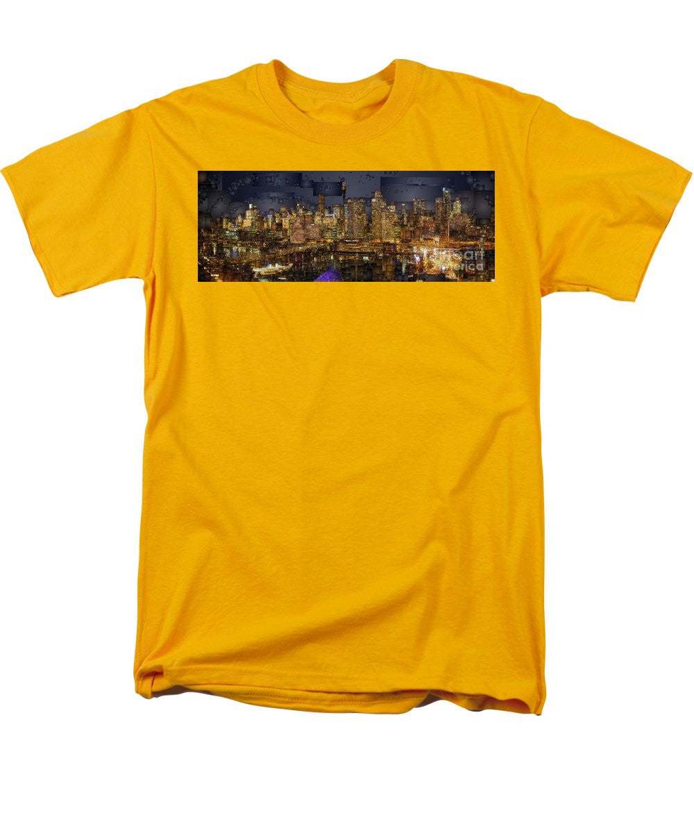 T-shirt pour homme (coupe standard) - Skyline de Sydney, Australie