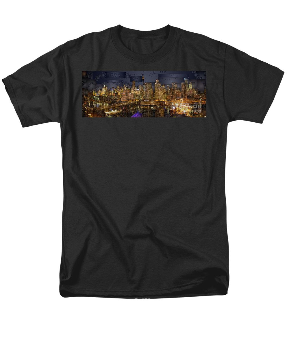 T-shirt pour homme (coupe standard) - Skyline de Sydney, Australie