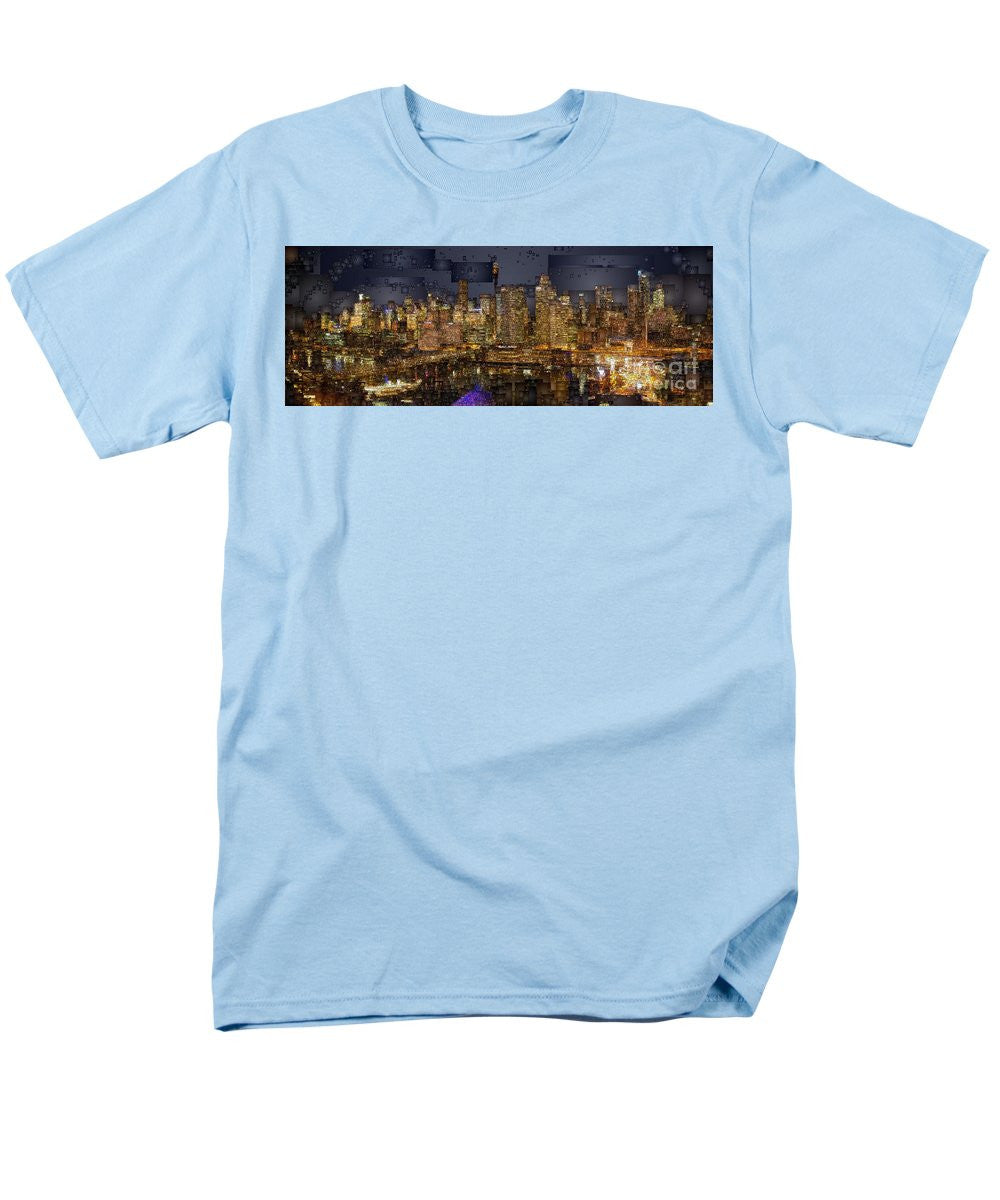 T-shirt pour homme (coupe standard) - Skyline de Sydney, Australie