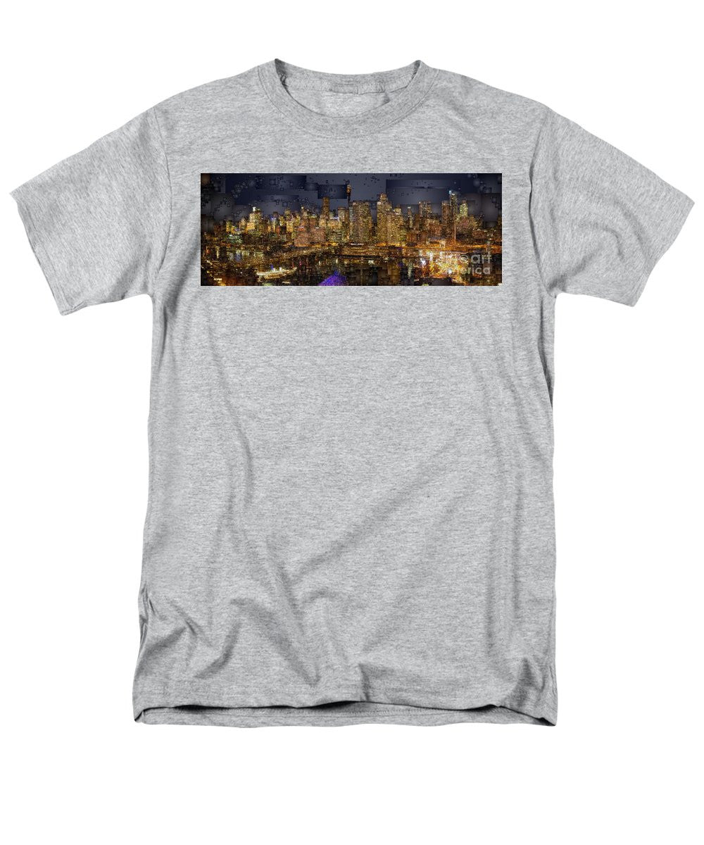 T-shirt pour homme (coupe standard) - Skyline de Sydney, Australie