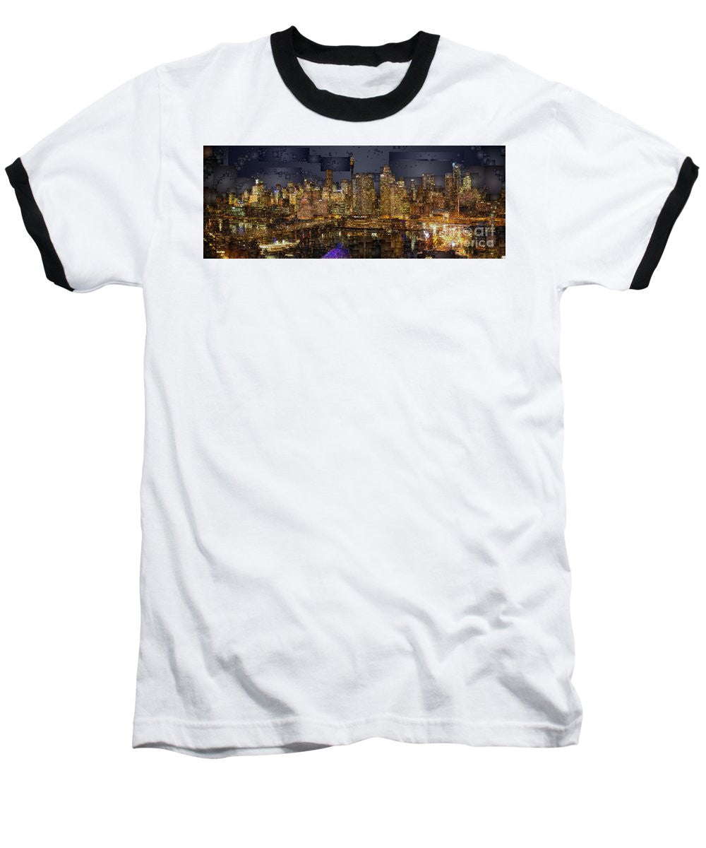 Baseball T-Shirt - Sydney Australia Skyline