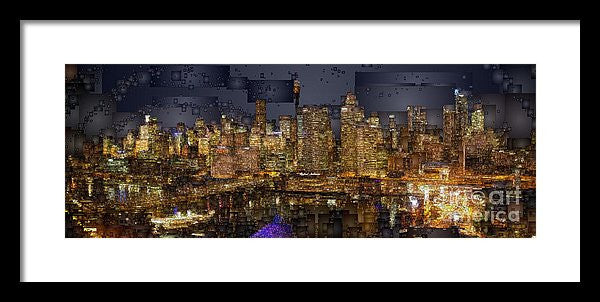 Framed Print - Sydney Australia Skyline