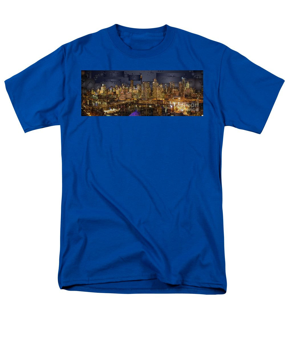 T-shirt pour homme (coupe standard) - Skyline de Sydney, Australie