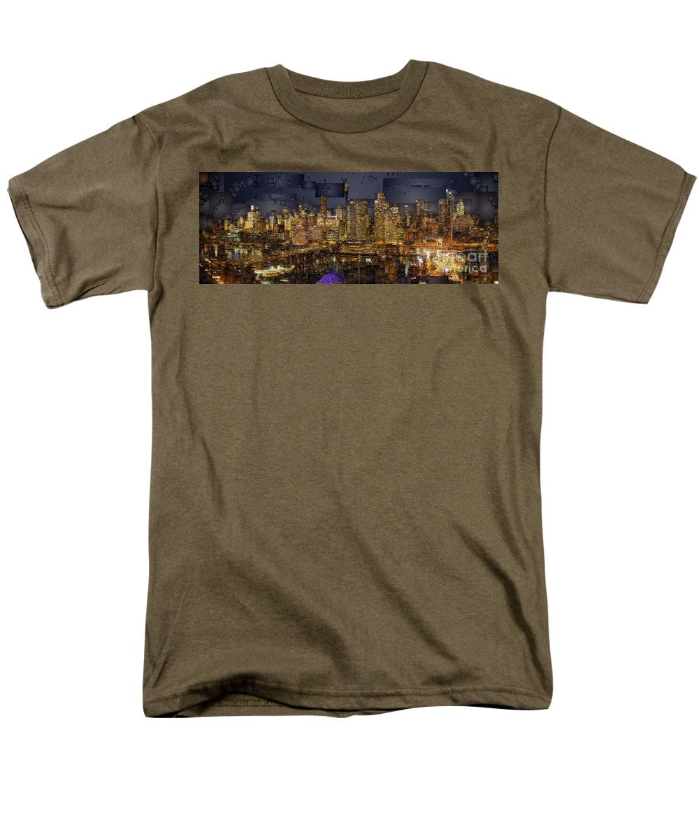 T-shirt pour homme (coupe standard) - Skyline de Sydney, Australie