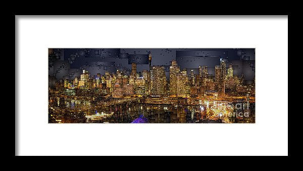 Framed Print - Sydney Australia Skyline