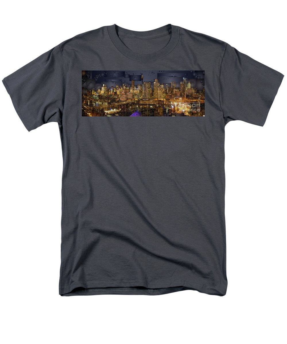 T-shirt pour homme (coupe standard) - Skyline de Sydney, Australie