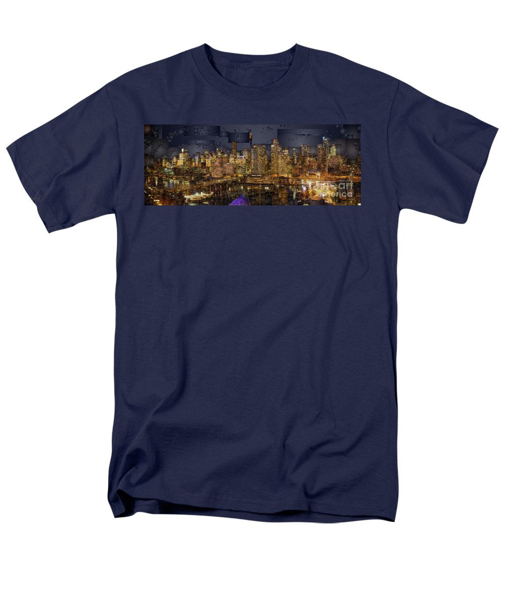 T-shirt pour homme (coupe standard) - Skyline de Sydney, Australie