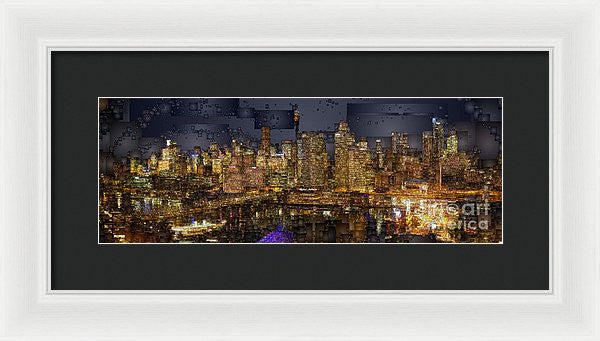 Framed Print - Sydney Australia Skyline