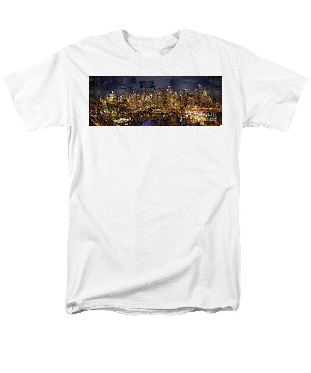 T-shirt pour homme (coupe standard) - Skyline de Sydney, Australie