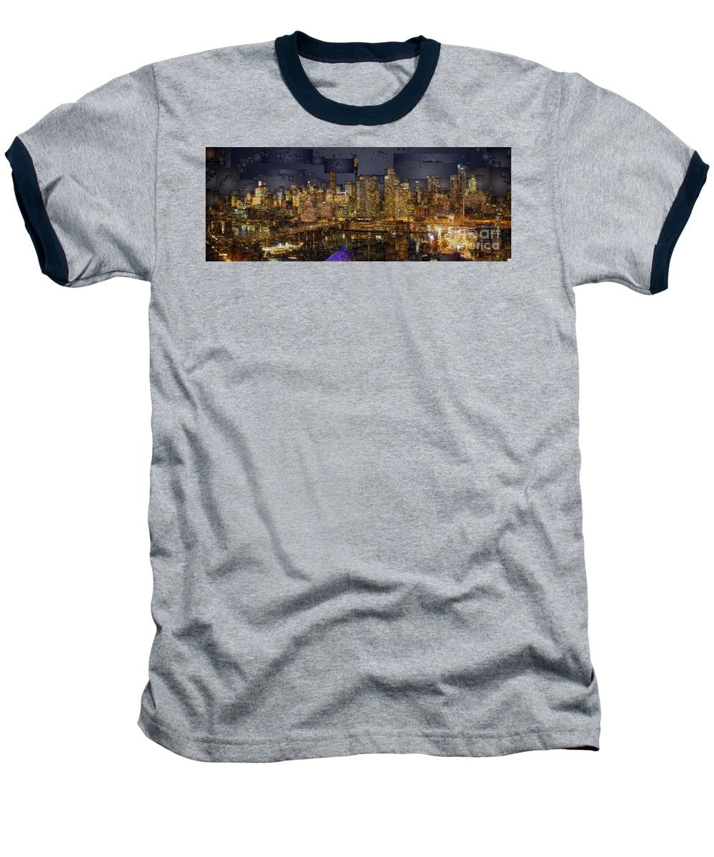 Baseball T-Shirt - Sydney Australia Skyline