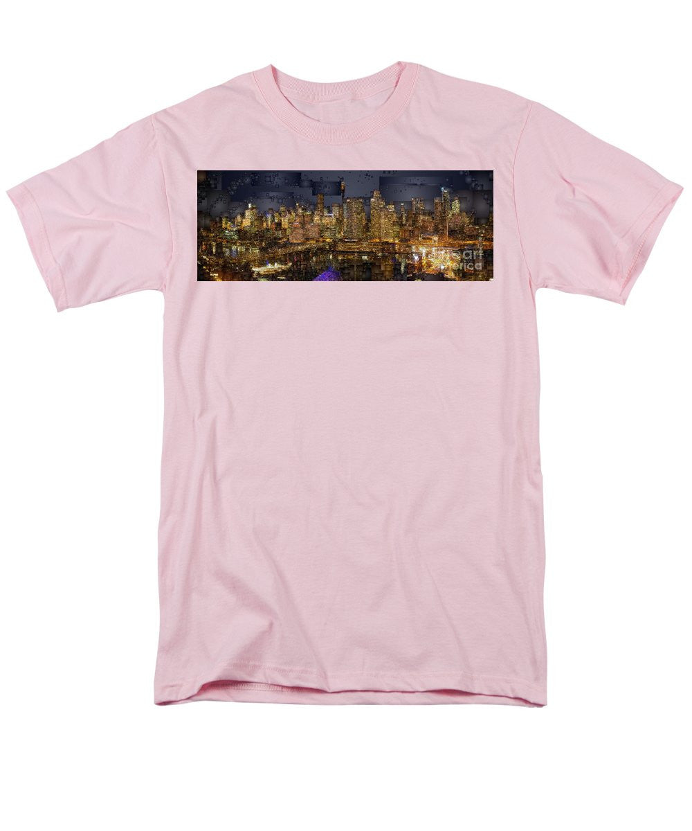 T-shirt pour homme (coupe standard) - Skyline de Sydney, Australie