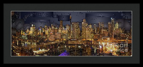 Framed Print - Sydney Australia Skyline