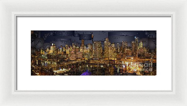 Framed Print - Sydney Australia Skyline