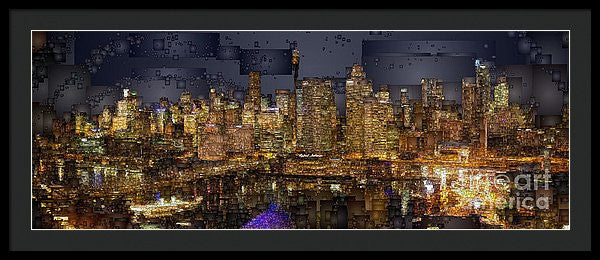 Framed Print - Sydney Australia Skyline