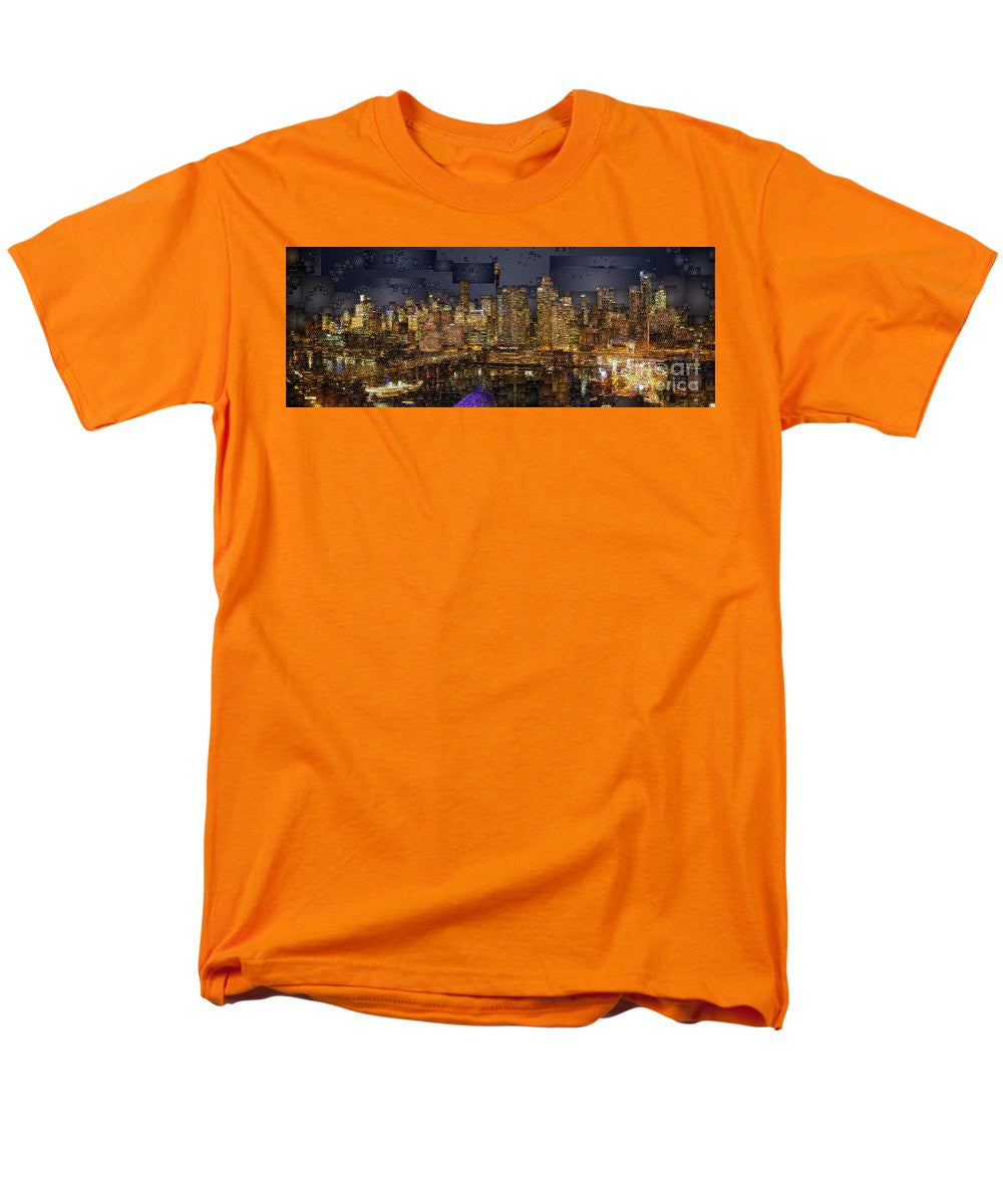 T-shirt pour homme (coupe standard) - Skyline de Sydney, Australie