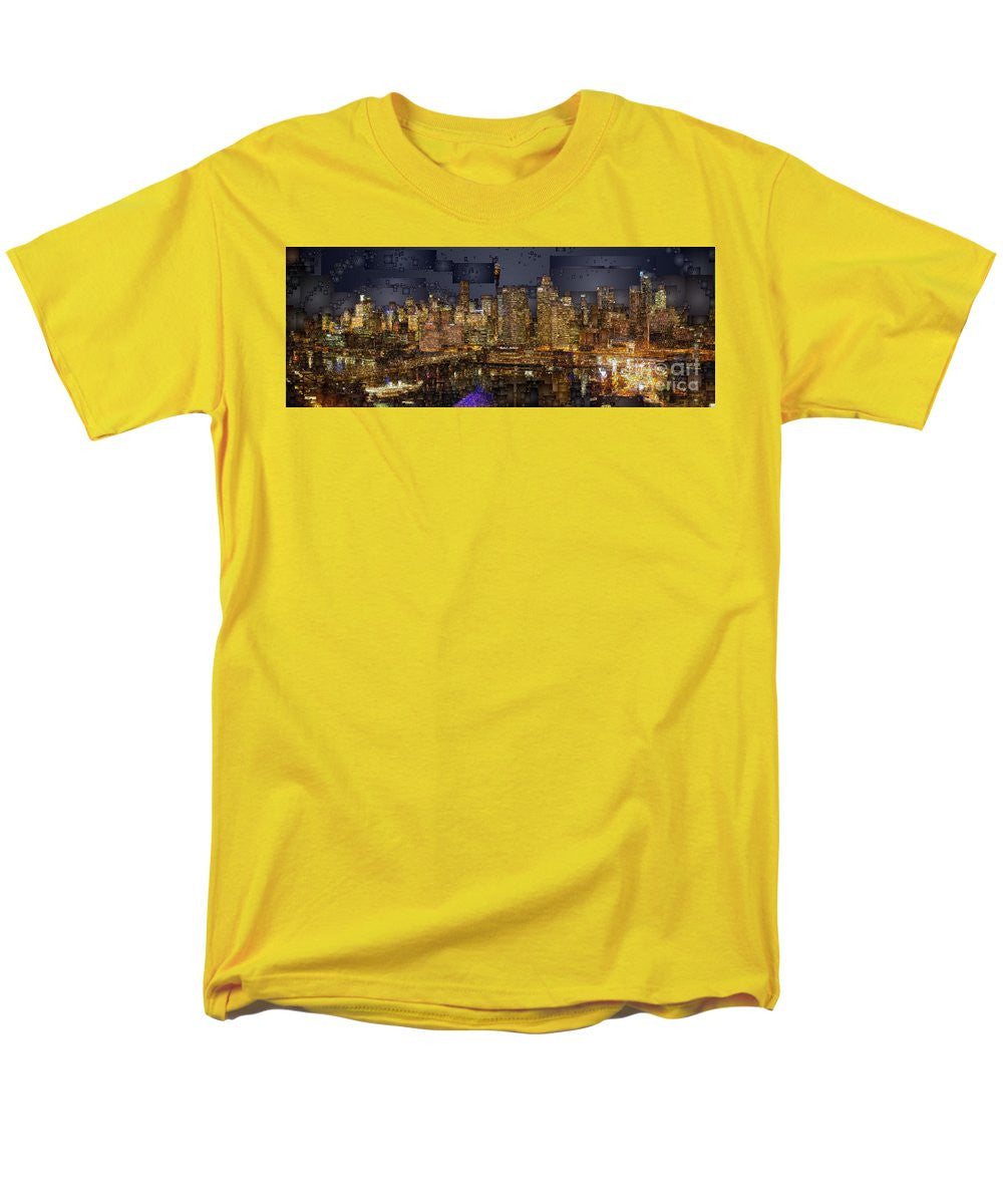 T-shirt pour homme (coupe standard) - Skyline de Sydney, Australie