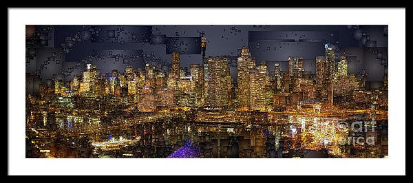 Framed Print - Sydney Australia Skyline