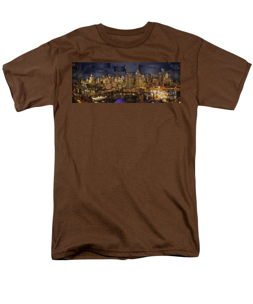 T-shirt pour homme (coupe standard) - Skyline de Sydney, Australie