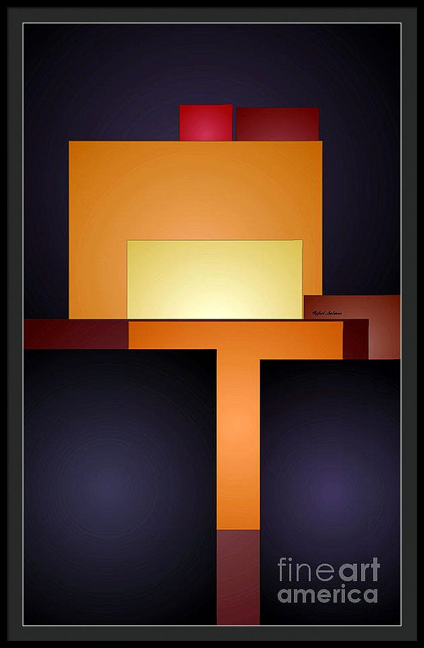 Framed Print - T Abstract