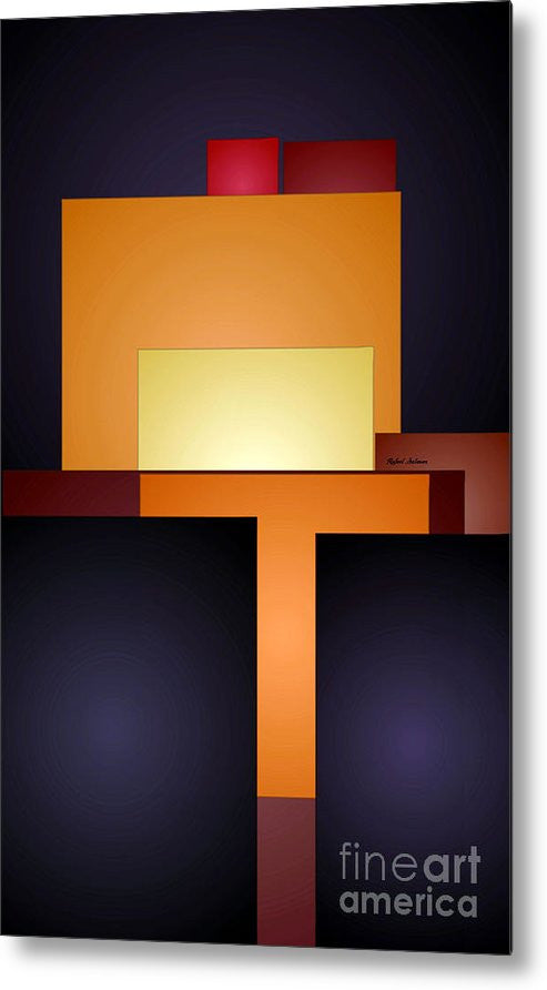 Metal Print - T Abstract