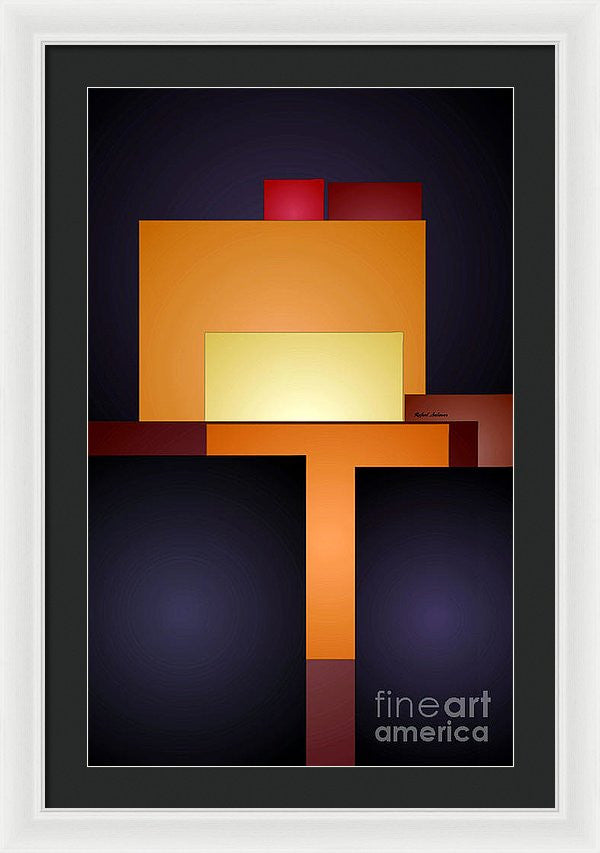 Framed Print - T Abstract