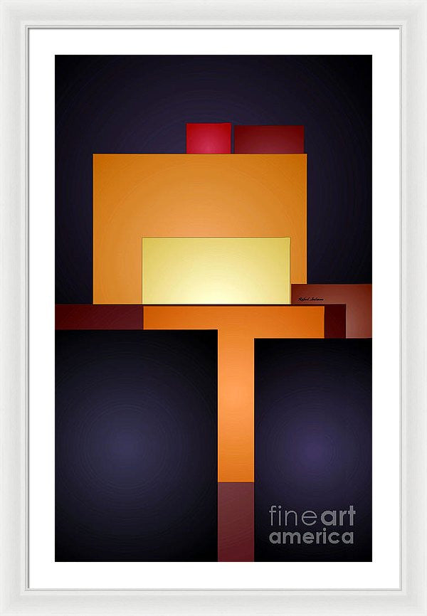 Framed Print - T Abstract