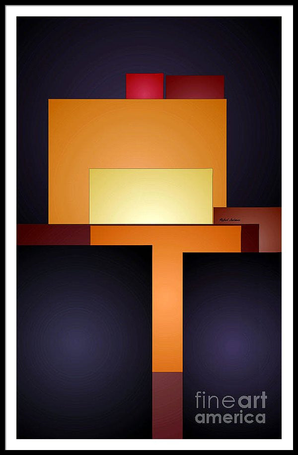 Framed Print - T Abstract