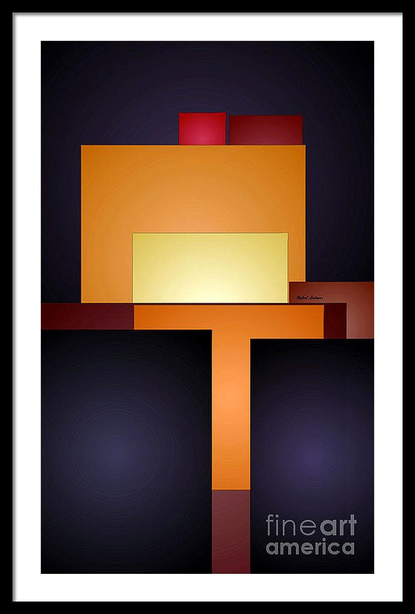 Framed Print - T Abstract