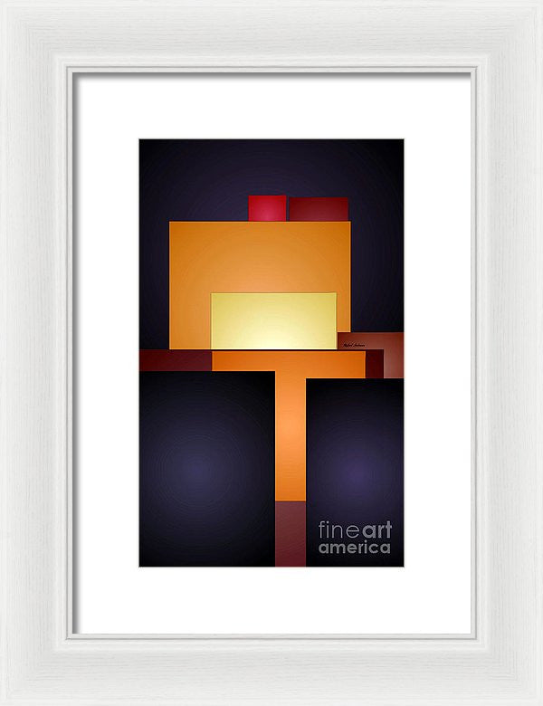 Framed Print - T Abstract