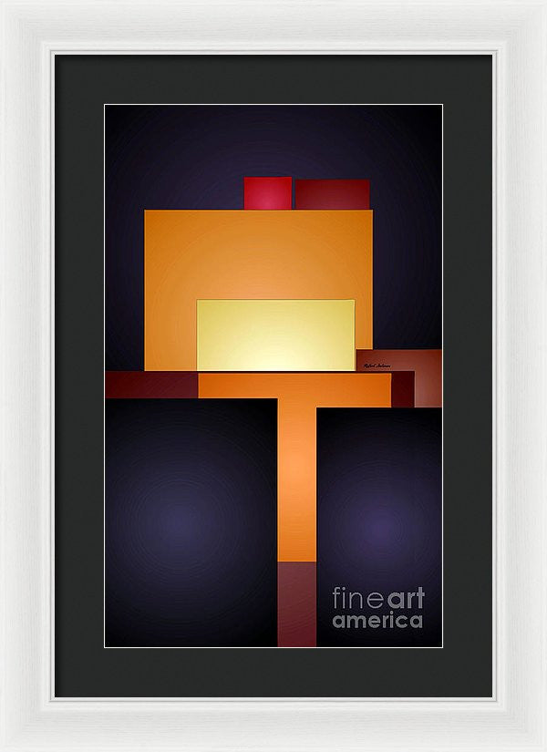 Framed Print - T Abstract