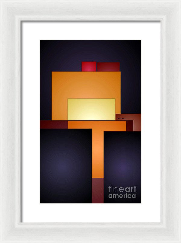 Framed Print - T Abstract