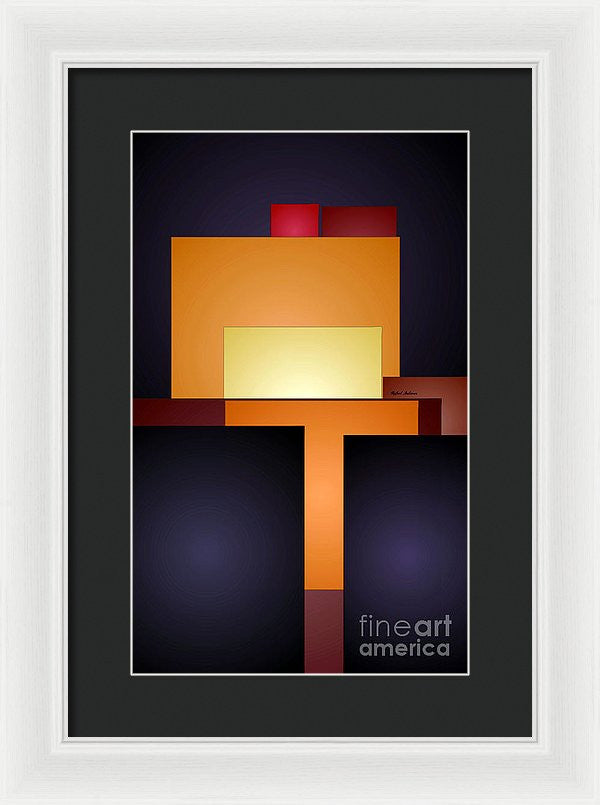 Framed Print - T Abstract