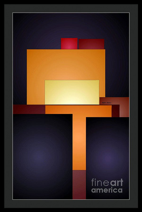 Framed Print - T Abstract