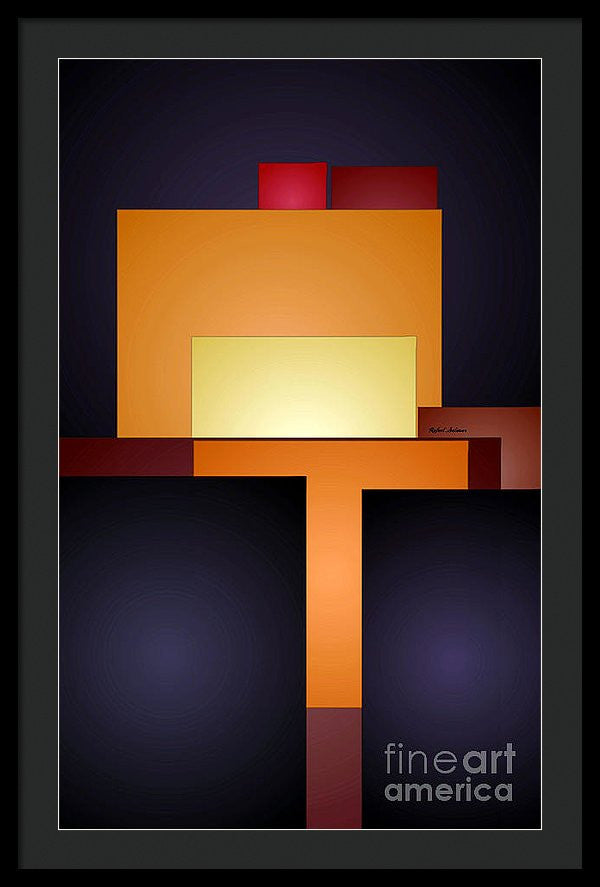 Framed Print - T Abstract