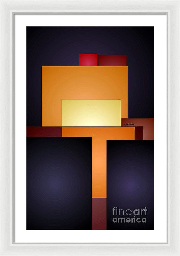 Framed Print - T Abstract