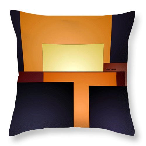 Throw Pillow - T Abstract