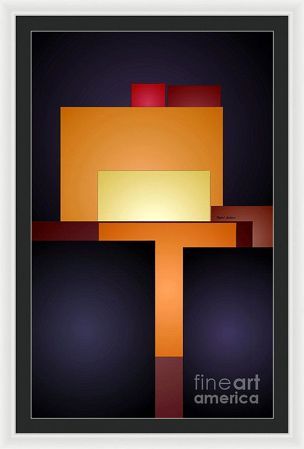 Framed Print - T Abstract