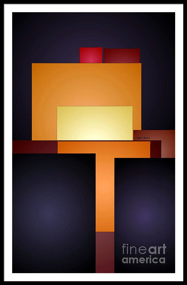 Framed Print - T Abstract