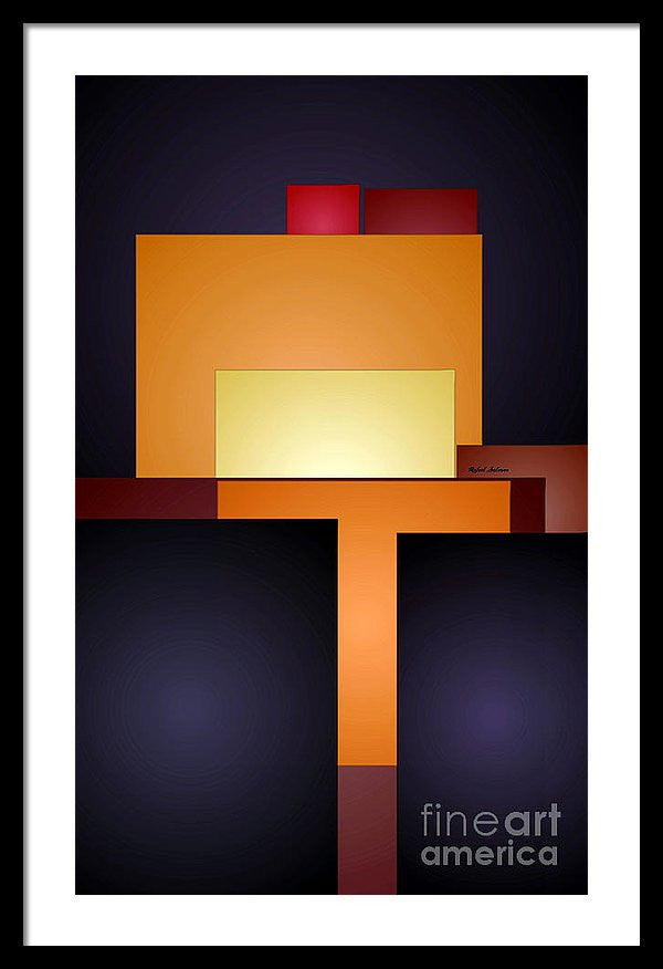 Framed Print - T Abstract