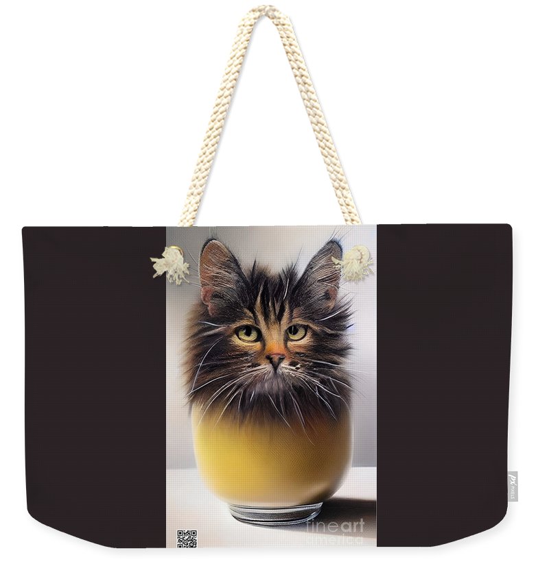 Chat tasse de thé - Sac fourre-tout de week-end