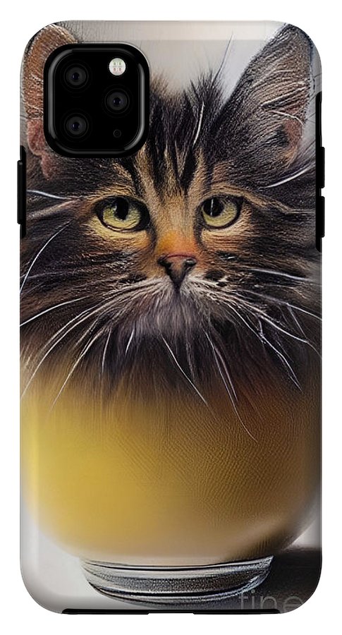 Teacup Cat - Phone Case