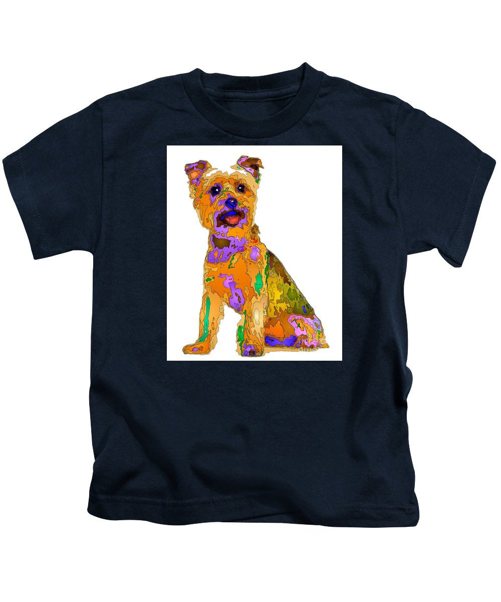 T-shirt pour enfants - Le meilleur chien. Série Pet