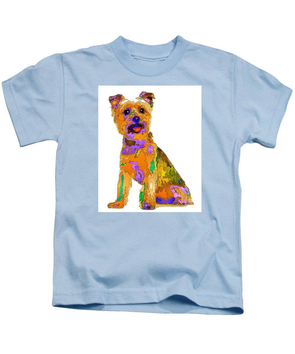 T-shirt pour enfants - Le meilleur chien. Série Pet