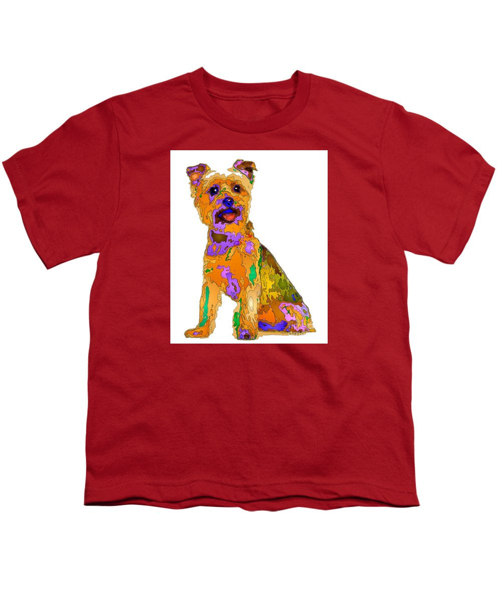 T-shirt pour jeunes - Le meilleur chien. Série Pet