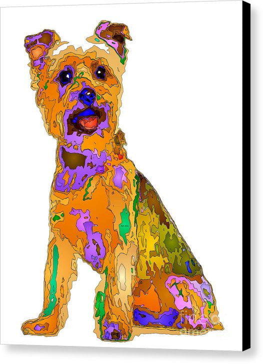 Canvas Print - The Best Dog. Pet Series