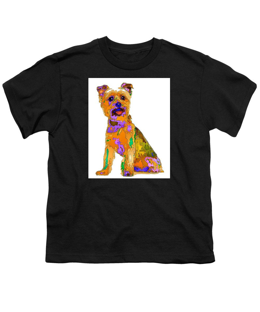 T-shirt pour jeunes - Le meilleur chien. Série Pet