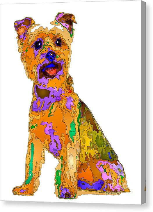 Canvas Print - The Best Dog. Pet Series