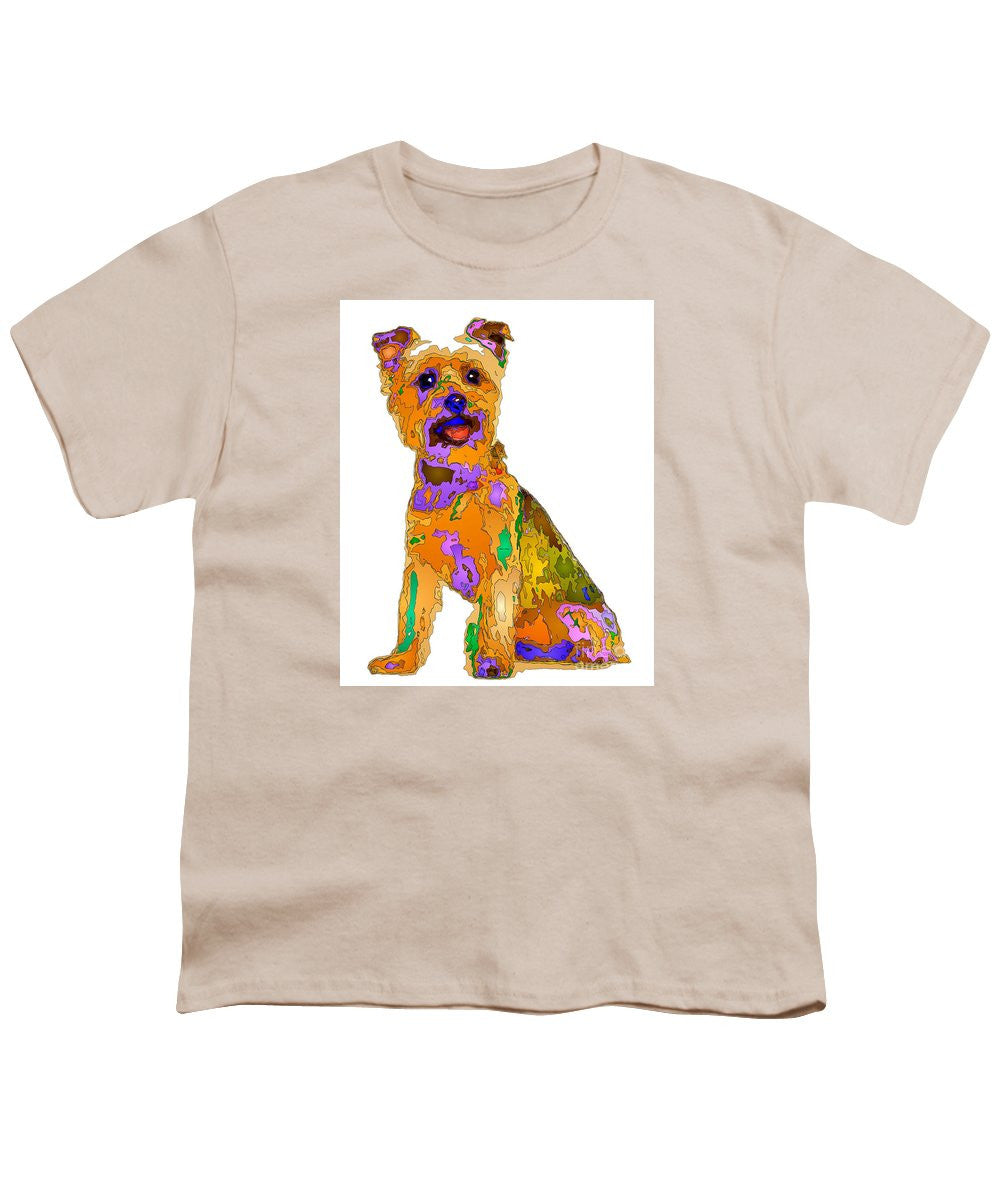 T-shirt pour jeunes - Le meilleur chien. Série Pet