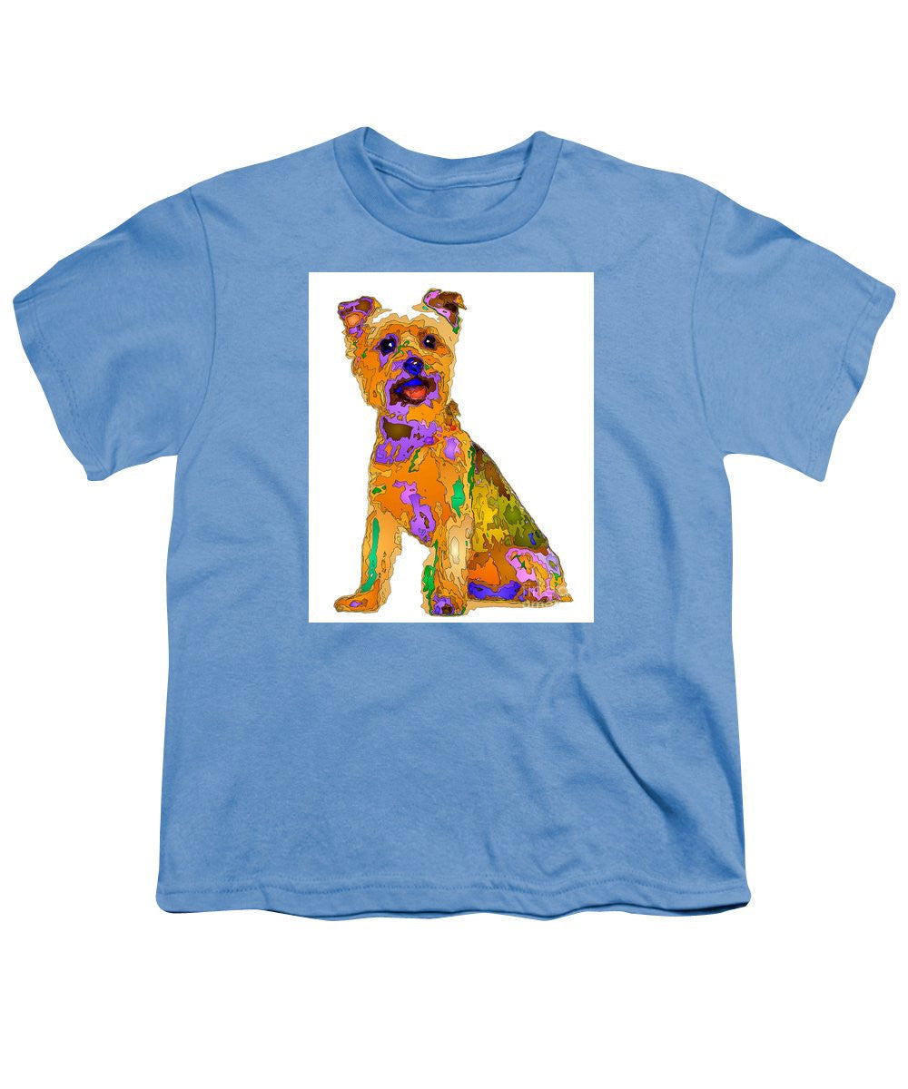 T-shirt pour jeunes - Le meilleur chien. Série Pet